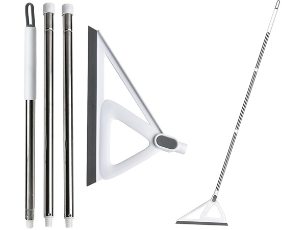 Scraper for collecting water floors windows glass mirrors broom scraper