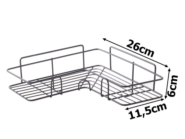 Loft ecke bad dusche regal hängen 2x haken