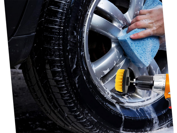 Jeu d'éponges de polissage pour brosses de forage tampons en microfibres