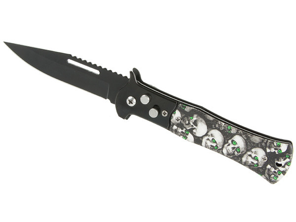 Folding steel pocket knife tactical military
