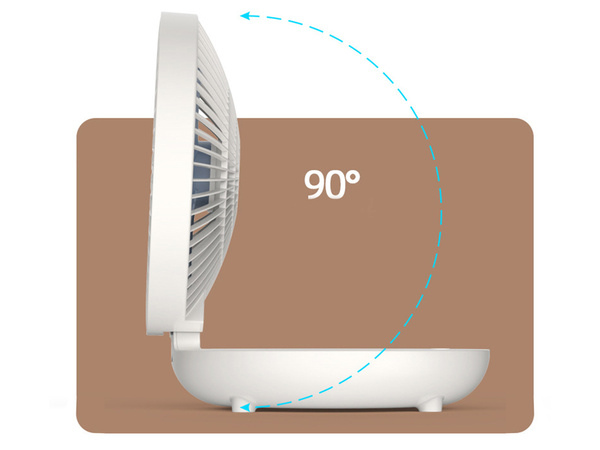 Ventilateur de bureau ventilateur pliable pince de bureau sans fil debout