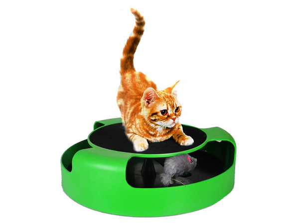 Игрушка для кошек мышь колесо когтеточка мышь