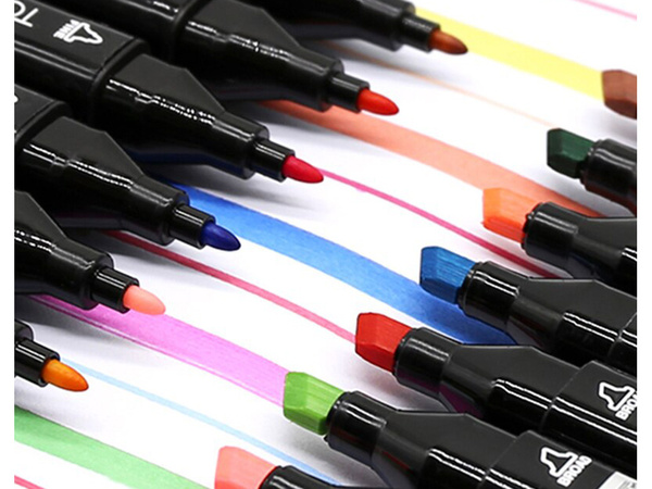 Alcohol markers touch set with 80 packs etui