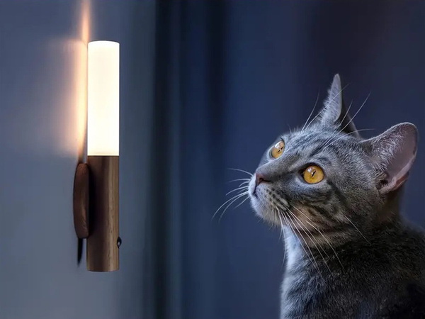 Led lampa silts sienas lampa ar kustības detektoru sienas magnēts