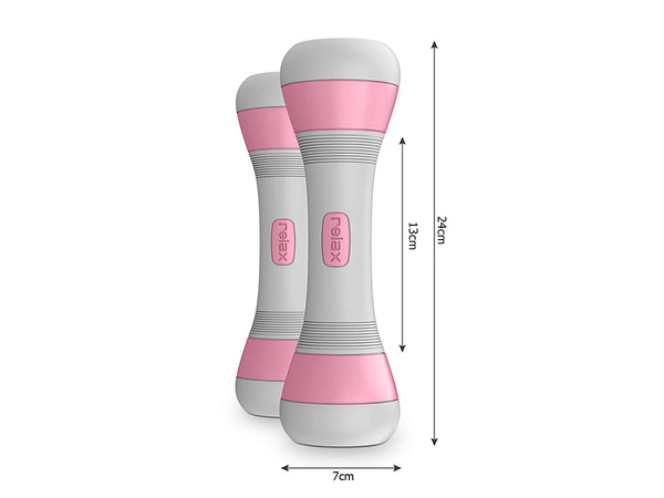 Fitness gantere reglabile 2 x 2 kg set de 2 bucăți greutate reglabilă