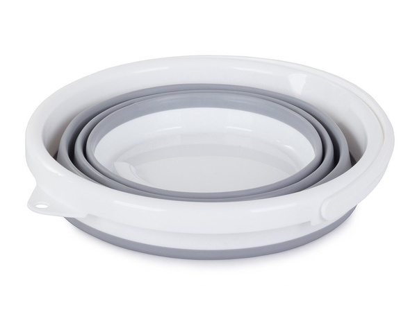 Cubo silicona tapa plegable 5l