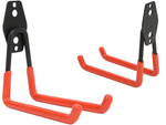 Hanger hook double tool holder workshop bicycle to garage