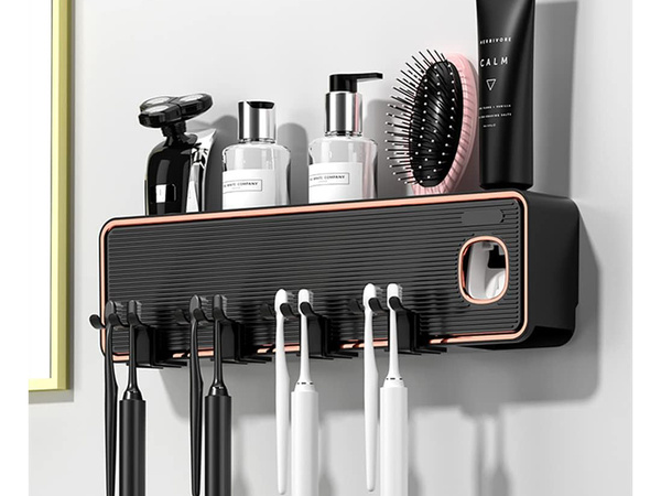 Zahnpastaspender zahnbürstenhalter hängeorganisation mit becher