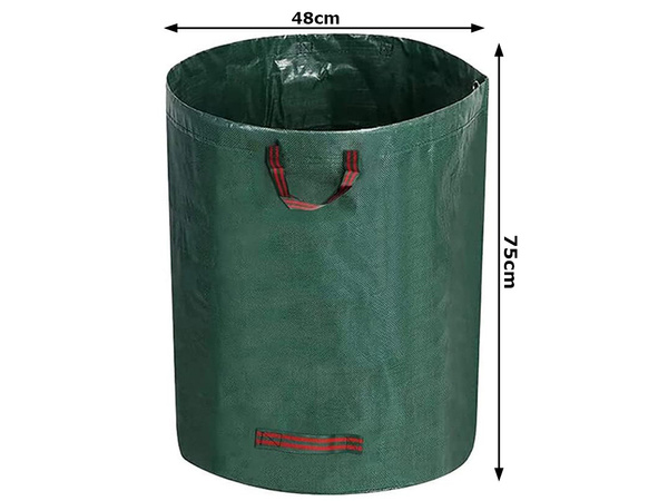 Gartensack sack garten laubfänger grasbehälter 120l stark gross