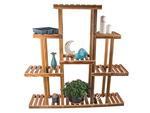 Blumentopf hochstehendes holzblumenbeet 3-stöckiges bücherregal