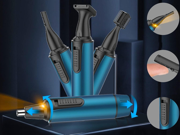 Kõrva-nina trimmer kõrvakarvade eemaldaja kulmude raseerija 3in1