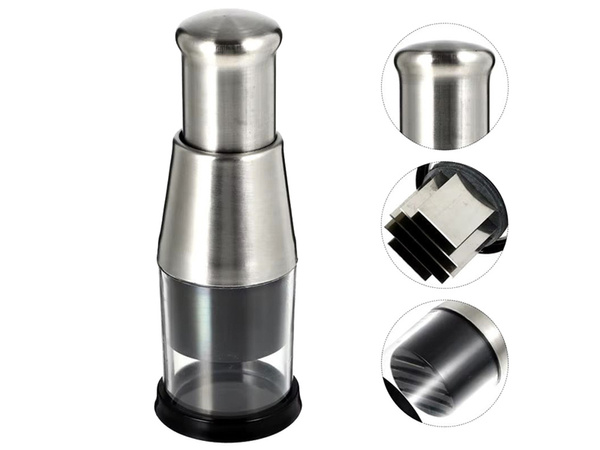 Rotary vegetable and fruit chopper for garlic hand chopper shredder