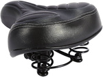 Selle de bicyclette confortable mousse souple ressorts