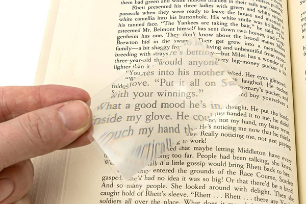Reading lupa fresnel 13.5x9.5 card