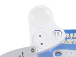 Jeweller's loupe folding 2 led 30x 60x