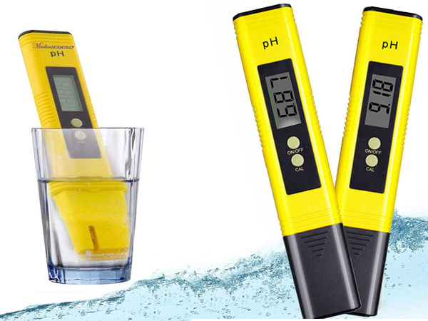 Elektronisches ph meter wasser tester kalibrierung
