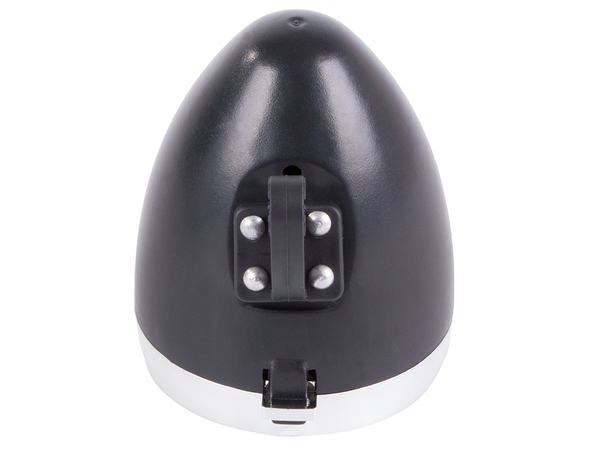 Front fahrrad licht 3 led batterien retro chrom