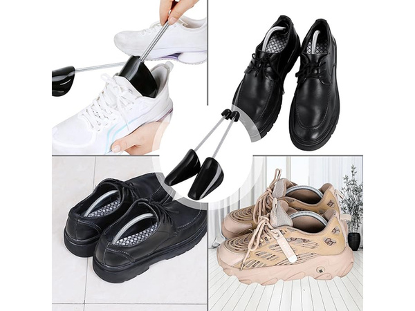 Spring shoe stretchers against shoe creasing 2 pieces