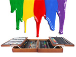 Coffret de peinture en bois 174
