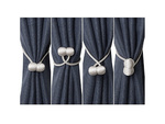 Clips decorativos para cortinas con fuerza magnética