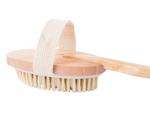 Wet dry body massage brush for the back