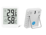 Digital thermometer mini weather station room hygrometer battery magnet