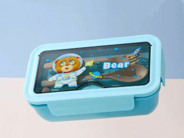 Lunchbox breakfast box breakfast container for school compartments cutlery