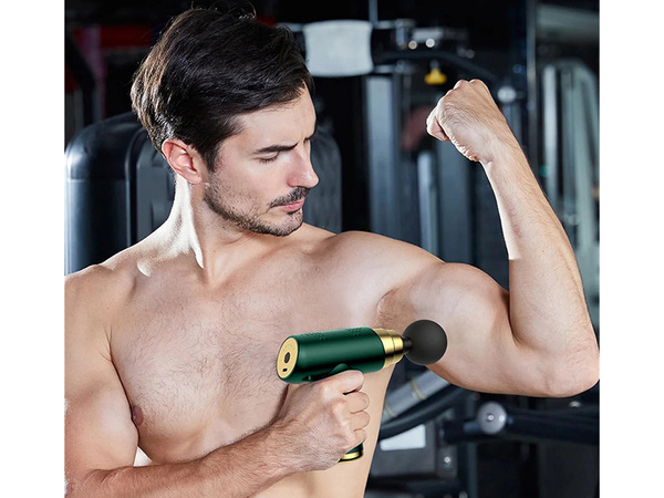 Mini-muskel-körper-massagepistole leistungsstarke massagepistole tragbar