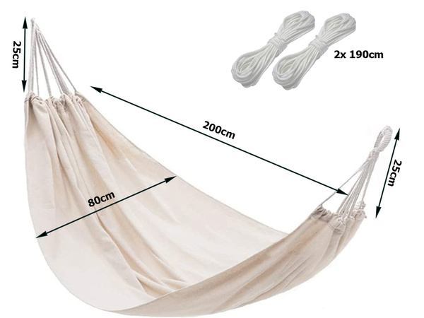 Enoprostorski material hammak 200x80 kover boho torba z vrvjo