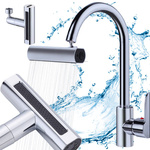 Bubbler de aer pentru robinet, extensie rotativă, spray pentru robinet, 4 moduri