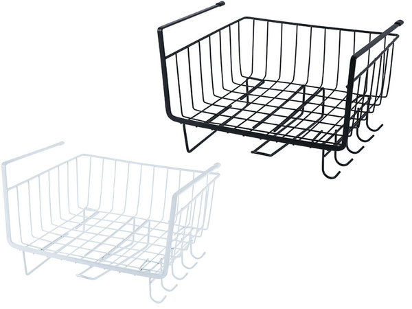 Kovinska košara pod zgornjim delom omare 6 kljukic za papir