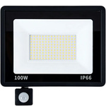 Галогенный прожектор led 100w 6000k с датчиком перехода от сумерек к рассвету ip66