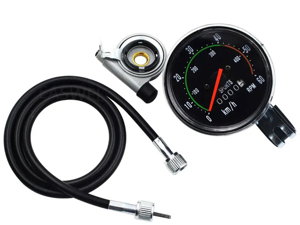 Bicykel klasický retro tachometer