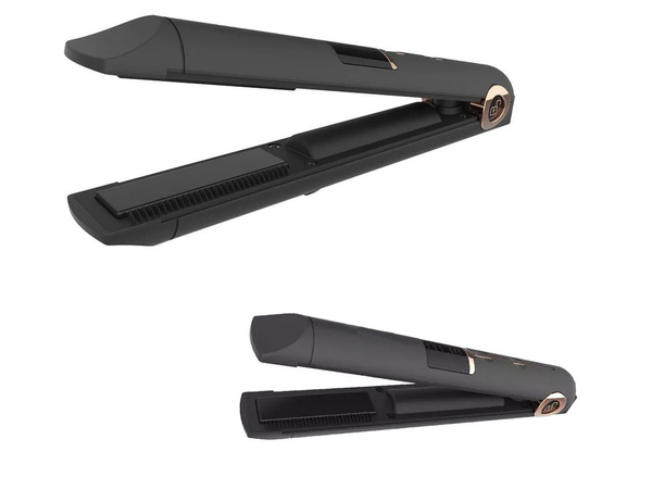 Hair straightener ceramic lcd 2in1 regulatory temperature power bank