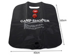 Solarbeheizte campingdusche 20l