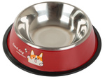 Bol en métal antiglisse pour chien 150ml