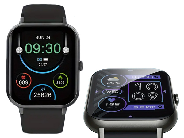 Smartwatch damenuhr herren kautschukband sport bluetooth telefonieren