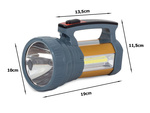 Solárna powerbanka searchlight led xm-l l2 cob