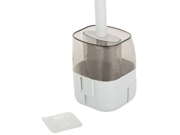 Silikónová wc kefa do kúpeľne s dávkovačom tekutiny