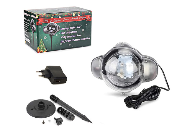 Proyector rgb bola disco led navidad