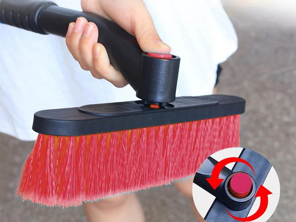 Škrabka teleskopická skladacia kefa na sneh a ľad na okná auta