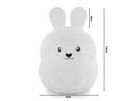 Veilleuse enfant led lapin touch rgb télécommande
