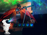 Proiector stele astronaut lumina de noapte laser cer proiector condus telecomanda