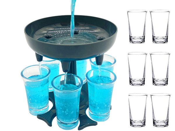 Distributeur de boissons en verre machine à verser