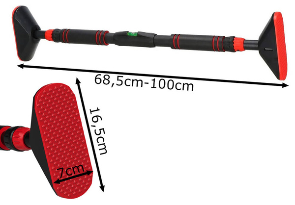 Vingrinājums pull-up bar regulējams tērauds