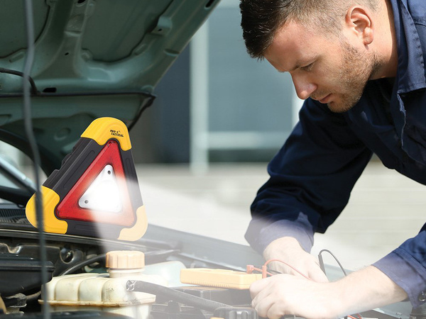 Triangle d'avertissement torche led power bank