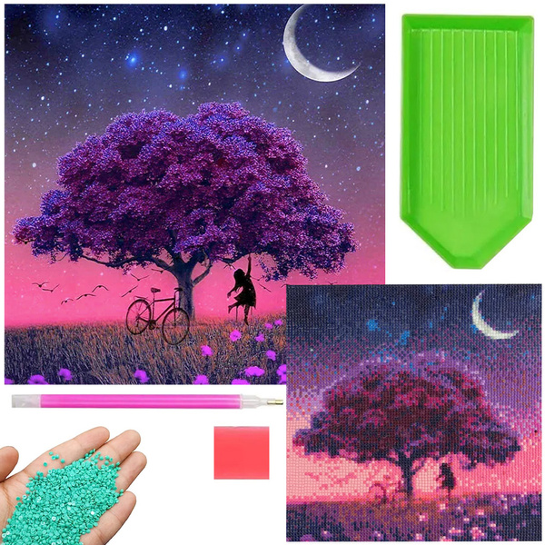 Diamond embroidery tree set diamond painting