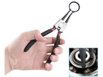 Seger's clamps ring pistons set 4pcs bent straight