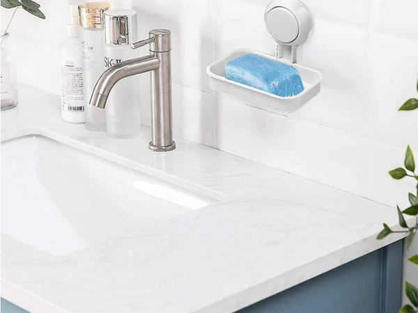 Posoda za milo s priseskom kopalnica stenska posoda za milo