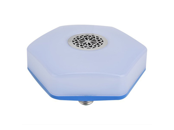 Led krāsu spuldze rgbw skaļrunis bluetooth tālvadības pults